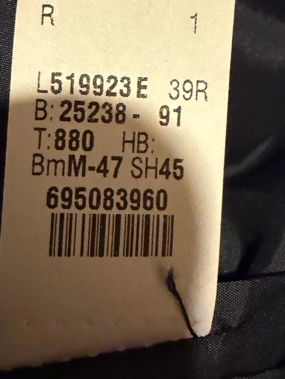 Ralph Lauren Black Pinstripe Men's Suit Jacket